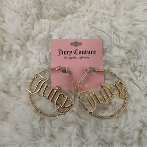 Juicy Couture Gold Hoop Earrings